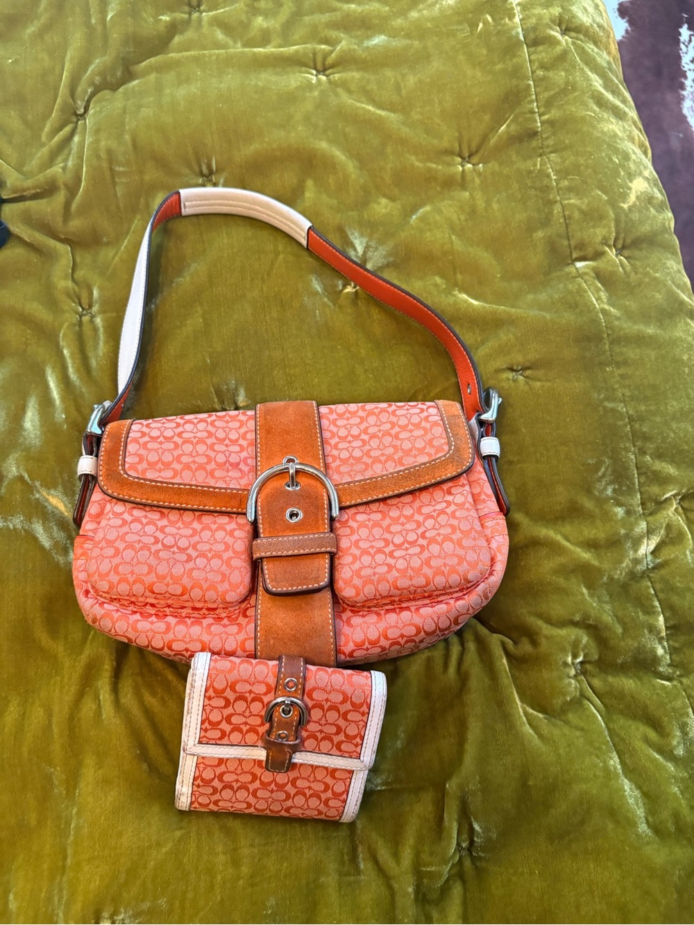 Coach Signature SoHo in Orange